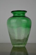 Vase vert ancien verre