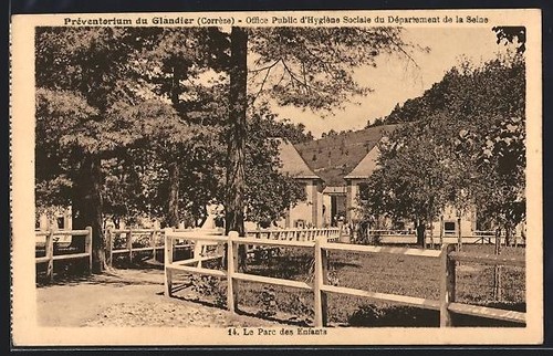 Cpa glandier corrèze - glandier, /corrèze