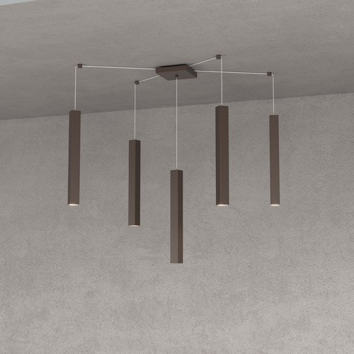 Lustre carré moderne - carré, pour