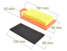Filtre à air 191 x 82 x 32 mm pour tracteur à gazon Stiga moteur GGP 11855032...