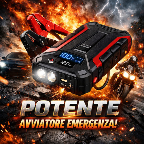 Démarreur batterie voiture - démarreur,
