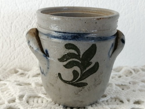 Ancien pot miniature en - ,