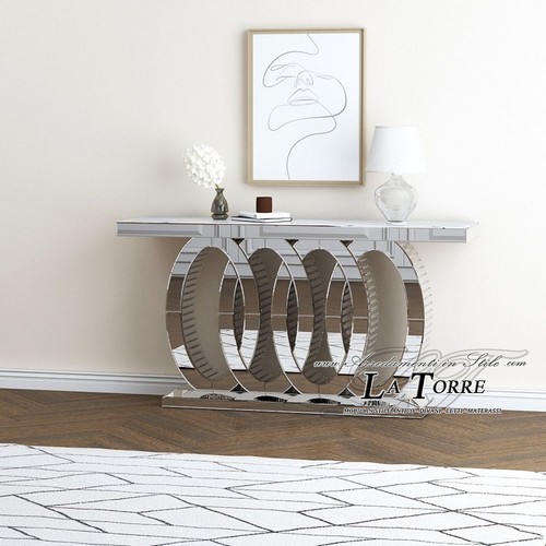 Console miroir moderne avec - console,