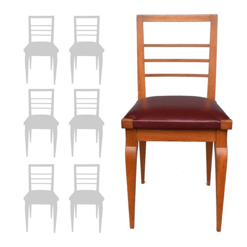 Série chaises en chêne - série,
