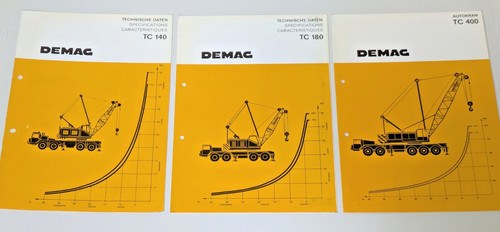 Demag grue camion 140 180 - grue, tc