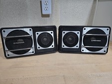 Vintage Pioneer TS-X6 Rear Window Car Audio Speakers Tested Working Made Japan