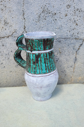 Vase terre émaillé - vase, en