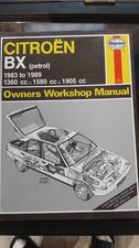 Livre / manuel citroen BX -