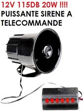 POMPIER POLICE.. SIRENE 12V 6 SONS SPECIAL 4X4 LAND RANGE JEEP HDJ PATROL HUMMER