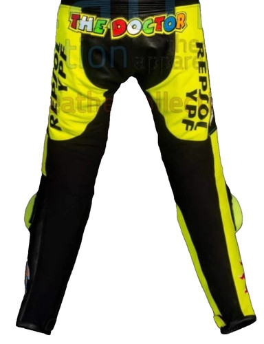 Pantalon cuir moto pour - en,
