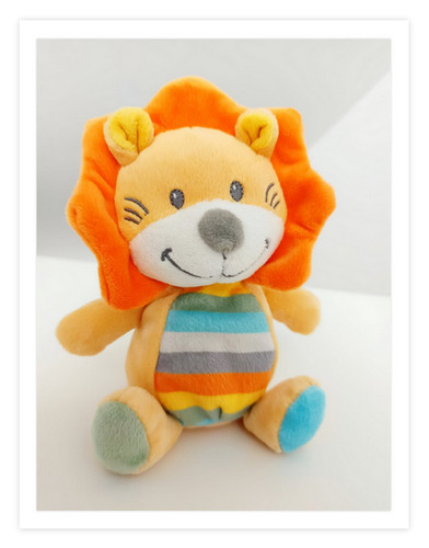 Peluche doudou lion jaune - lion,