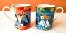 Tasses-Romantico Goebel Rosina wachtmeister Chats sous le soleil et sous la Lune