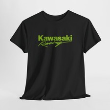 Kawasaki Racing Black T-Shirt – Unisex Motorcycle Tee for Men or Women