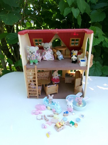 Maison sylvanian families rose - maison,