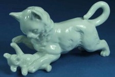 Chat / chat jouant avec