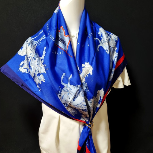 Rare vintage hermes silk scarf - vintage,
