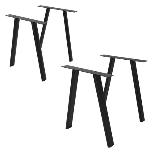 Pieds table profil ovale ou - de,