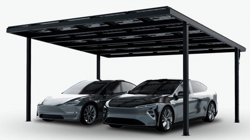 Carport solaire véhicules - carport,