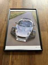 Framed Original 2000 Lotus 340R Magazine Picture Poster Man Cave Wall Art Retro