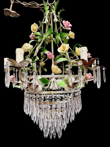 Lustre shabby chic - en, fer