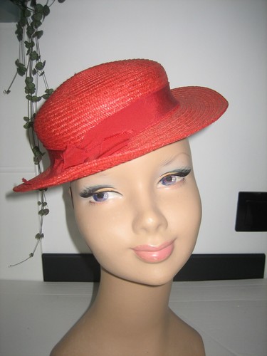 Ancien chapeau paille - de,