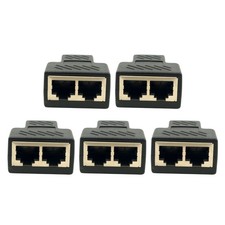  5 Pcs Répartiteur De Câble Internet Coupleur Séparateur Ethernet