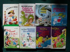 Lot de onze livres Bibliothèque Rose - Walt Disney (2ème série)