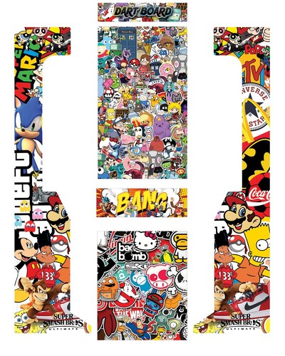 Stickers dartcab pop - pop, jeu