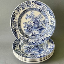 6 Assiettes semi-creuses Creil