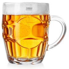 Chope à bière en verre 500