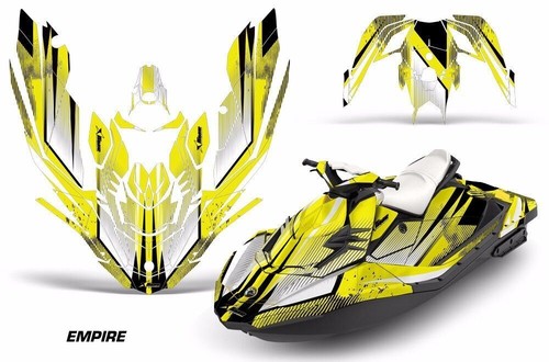 Graphisme autocollant jet - jet, ski