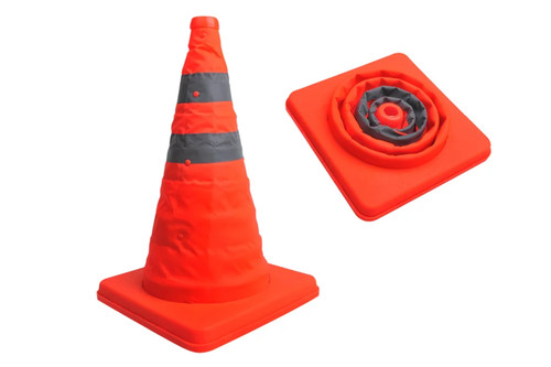 Cône signalisation pliable - cône,