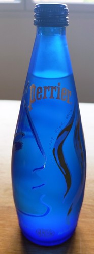 Bouteille verre perrier - verre,