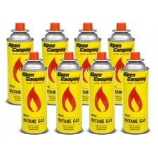 8x Cartouche Gaz 400ml Alpen