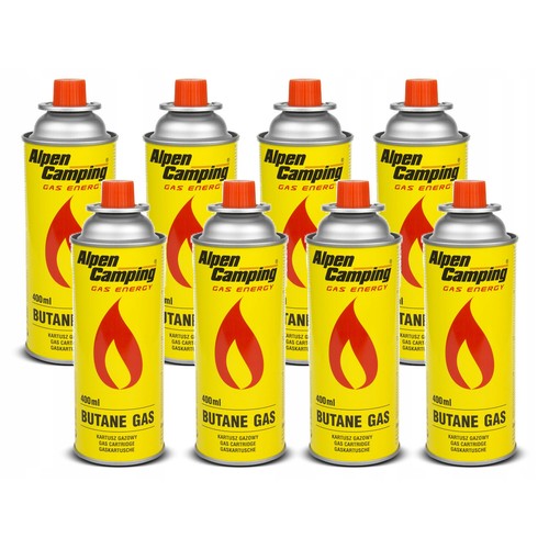 Cartouche gaz 400ml alpen - 8x,