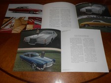 1972 LINCOLN CONTINENTAL, MARK IV & TOWN CAR BROCHURE + '72 CATALOG  2-4-1 Deal