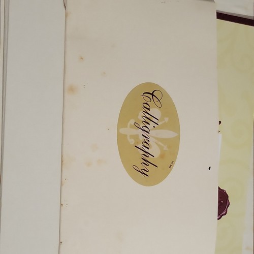Fait main coffret calligraphie - main,