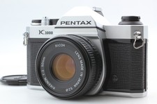 【TOP MINT】 Pentax K1000 35mm SLR Film Camera + Rikenon 50mm f/2 Lens from JAPAN