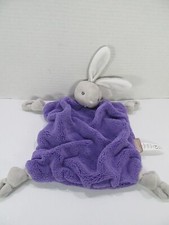 Kaloo Plum DouDou Bunny Neon Purple Rabbit LoveyKnotted Security Blanket w/Tag