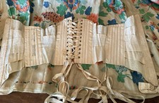 ANTIQUE DIMINUTIVE CORSET * WAIST CINCHER ROYAL WORCESTER