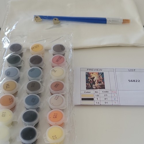 Kit peinture par - , avec