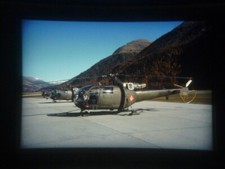 Alouette III V-201 (udd) Swiss Air Force Samedan 1999 Kodachrome 64 slide