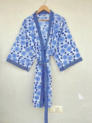 Robe satin courte kimono - satin,
