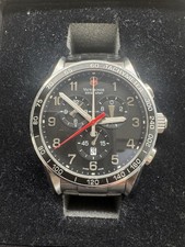 Victorinox Swiss Army Chronograph Classic 45mm Silver Stainless steel Case Band 