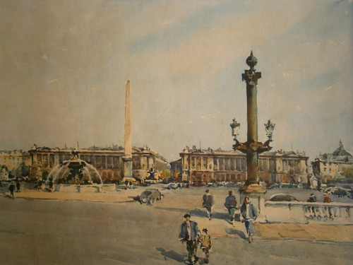 Peinture aquarelle paris - peinture,