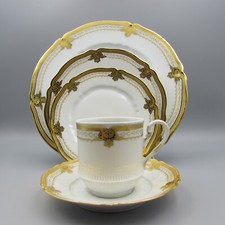 Haviland Limoges  France REGIS - GOLD Service for Four - 20pc Set