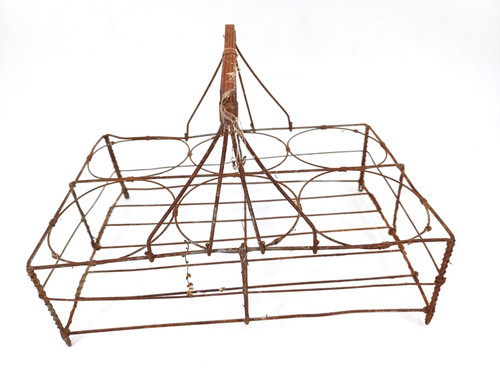 Ancien panier porte verre - ancien, porte-verre