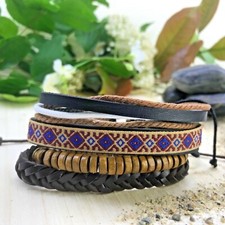 Ensemble 4 Bracelets  Homme