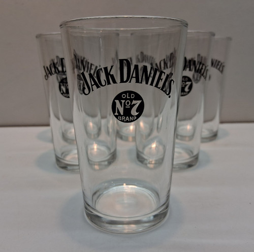Lot verres whisky jack - de, 6