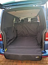 VW Transporter SWB Boot Liner with bumper flap, Heavy Duty, Fully waterproof.